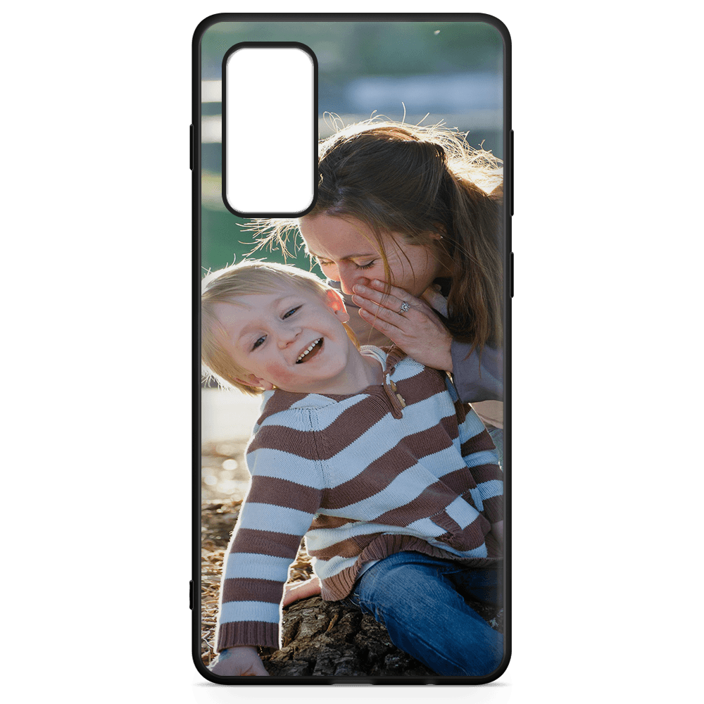 Samsung S20 FE Custom Case - Black Bumper